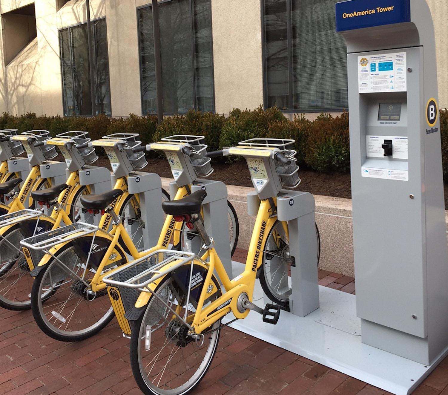 Pacers Bikeshare & Bicycle Parking