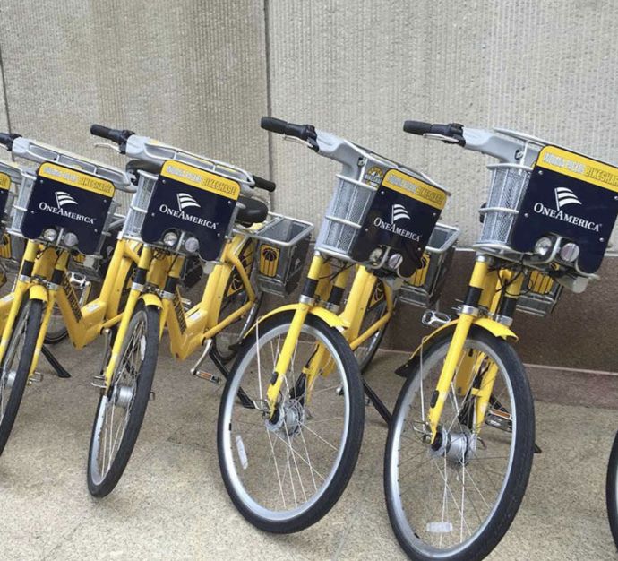 Pacers Bikeshare and Bicycle Parking